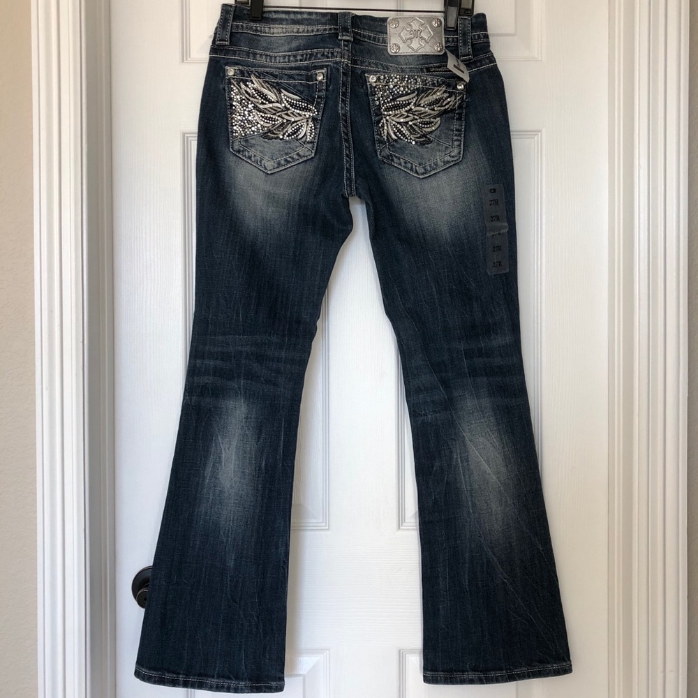 Miss Me Jeans NEW Mid Rise Easy Boot Sz 27